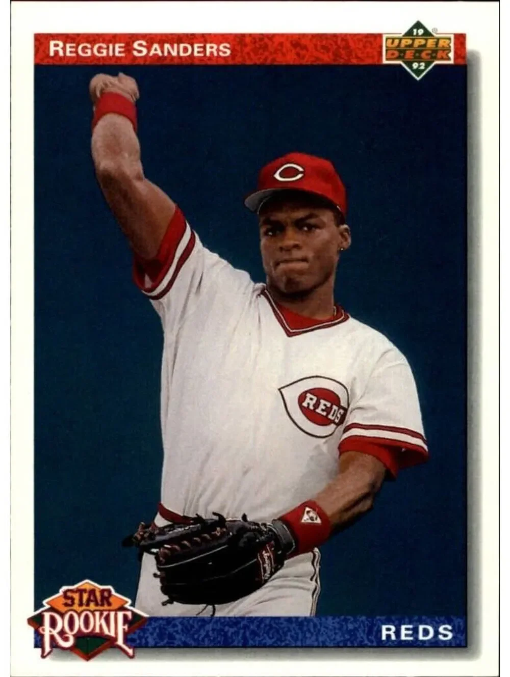 Reggie Sanders 1992 Upper Deck MLB #27 Baseball Card Cincinnati Reds